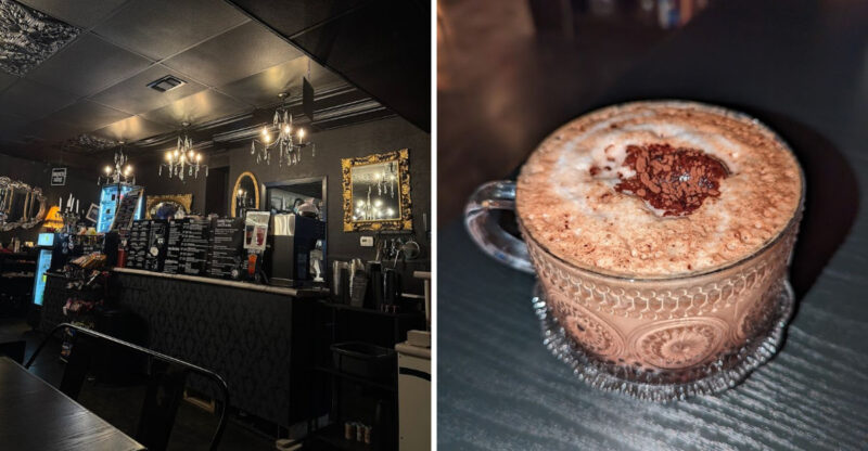 This Texas Coffee Shop Swaps The Usual Cafe Look For Victorian Gothic Atmosphere
