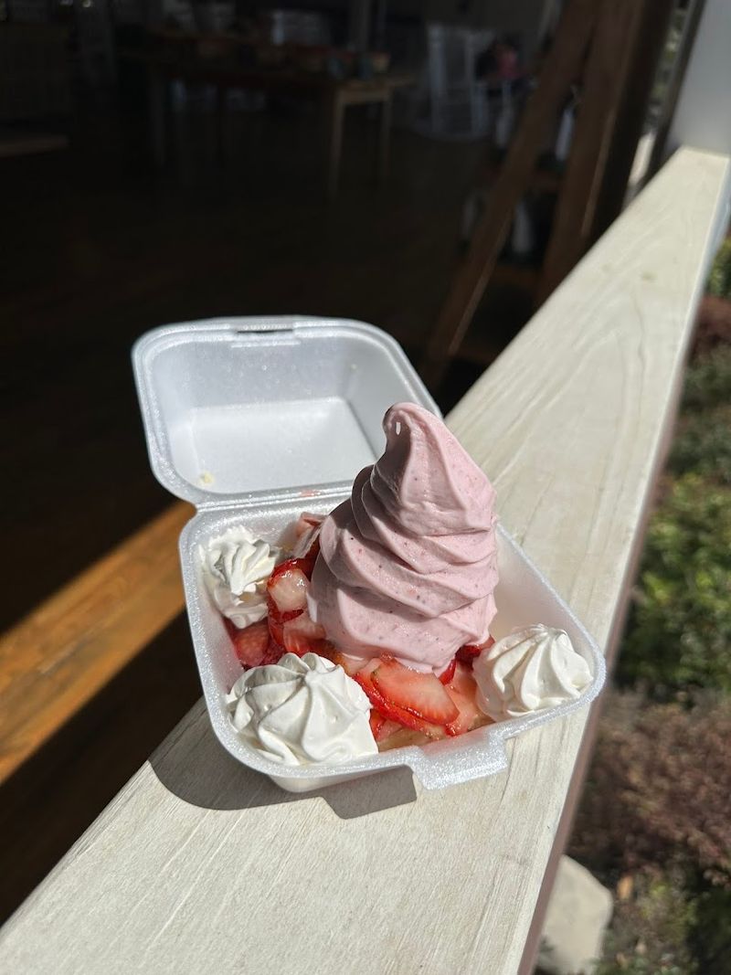 The Legendary Peach Swirl Ice Cream