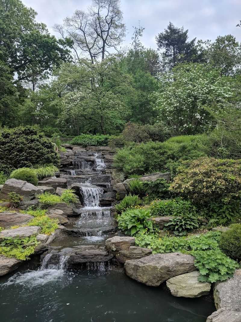 A Stream And Waterfall Hidden Inside The City