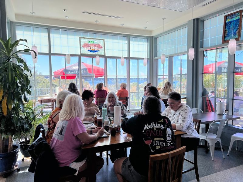This North Carolina Creekside Restaurant Was Ranked Among The Nation's Top Waterfront Dining Spots - Decor Hint The North Carolina History Center Makes The Setting Feel Special