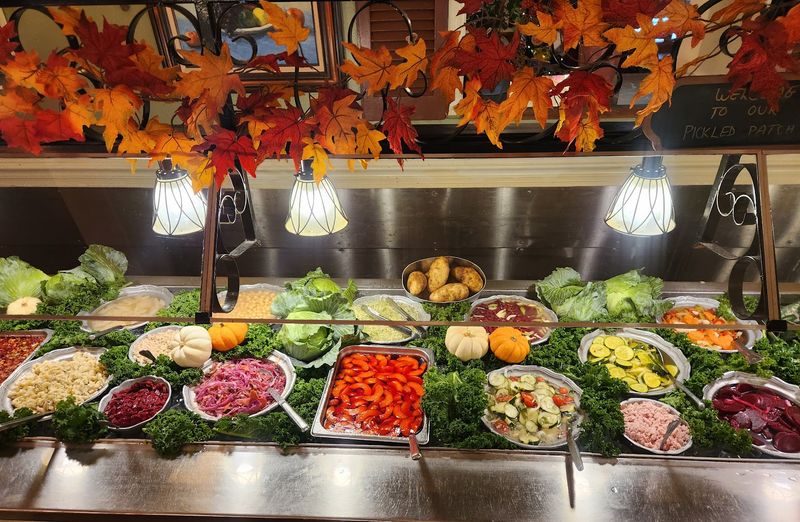 The Florida Buffet Where Everyone Saves Room For The Dessert Table - Decor Hint The Salad Bar That Earns Its Own Dedicated Trip