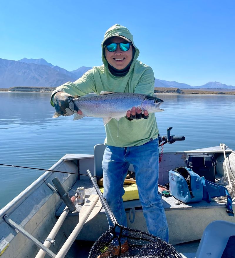 A Remote Central California Lake With Cathedral-Like Stone Columns Along The Shore - Decor Hint Crowley Lake Is Also A Serious Fishing Destination