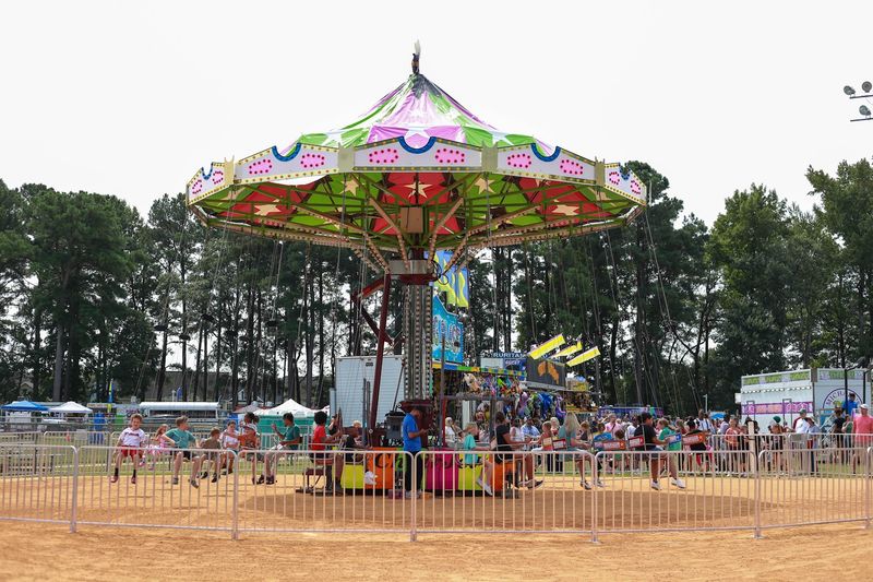 Carnival Rides Keep The Party Moving