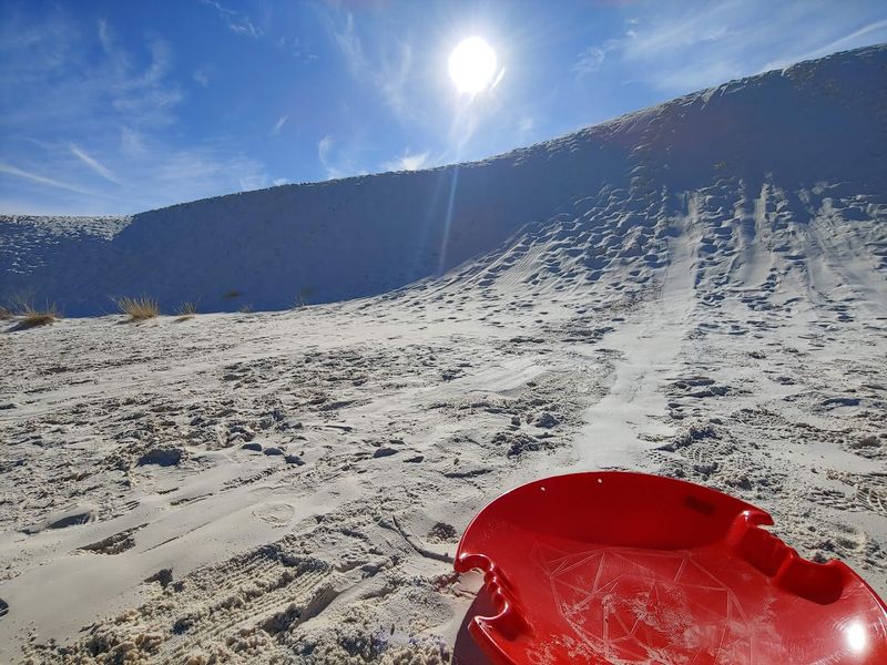 New Mexico's Largest National Park Feels Like Walking Across Another Planet - Decor Hint Sledding The Dunes