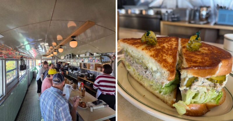 You Can Eat Inside A Vintage Train Car At This Maine Restaurant