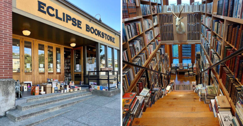 You Could Spend Hours Wandering Through This Charming 2-Story Washington Bookstore
