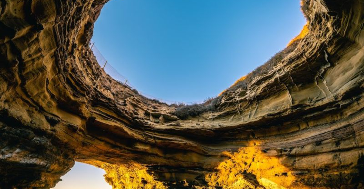 You Wont Believe California Is Hiding This Open Ceiling Sea Cave - Decor Hint