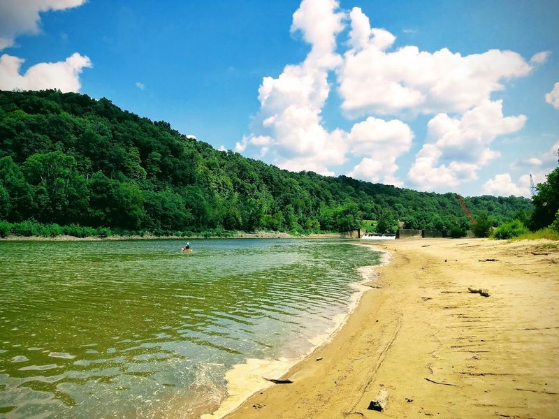 Kentucky River Gravel Bars, Near Boonesborough, Clark And Madison Counties