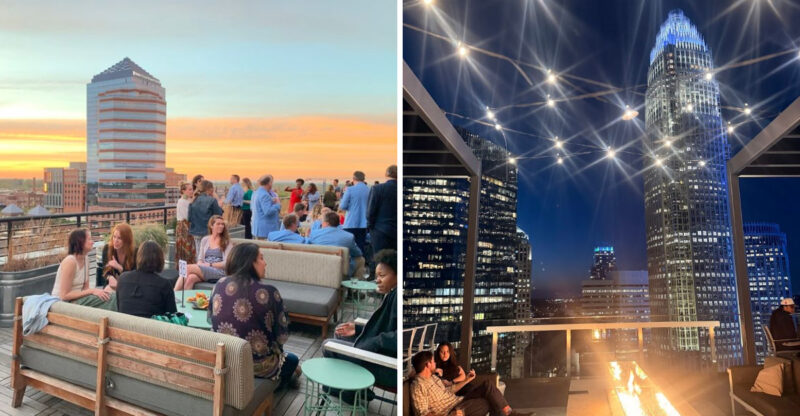 10 North Carolina Rooftop Restaurants For Summer Sunset Views