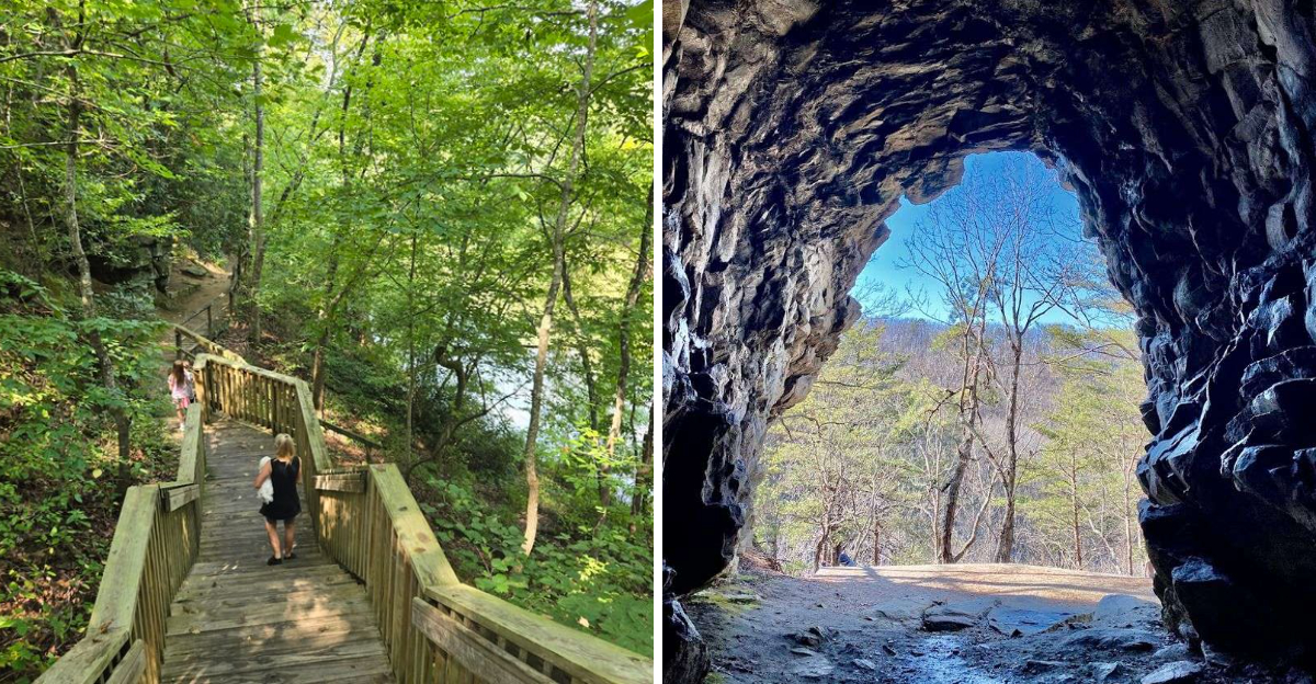 12 Beginner Friendly North Carolina Hikes That Lead To Waterfalls Caves Dunes And Big Views - Decor Hint