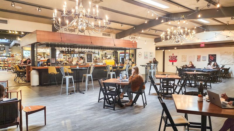 This Hidden Bookstore Bar In Arizona Is Worth Discovering - Decor Hint The Atmosphere Is Everything