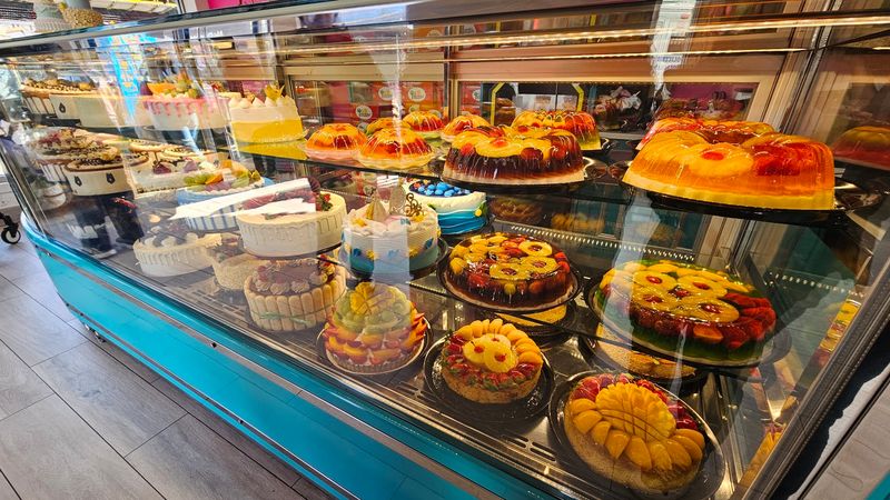 Colorful Cases Filled With Traditional Pan Dulce