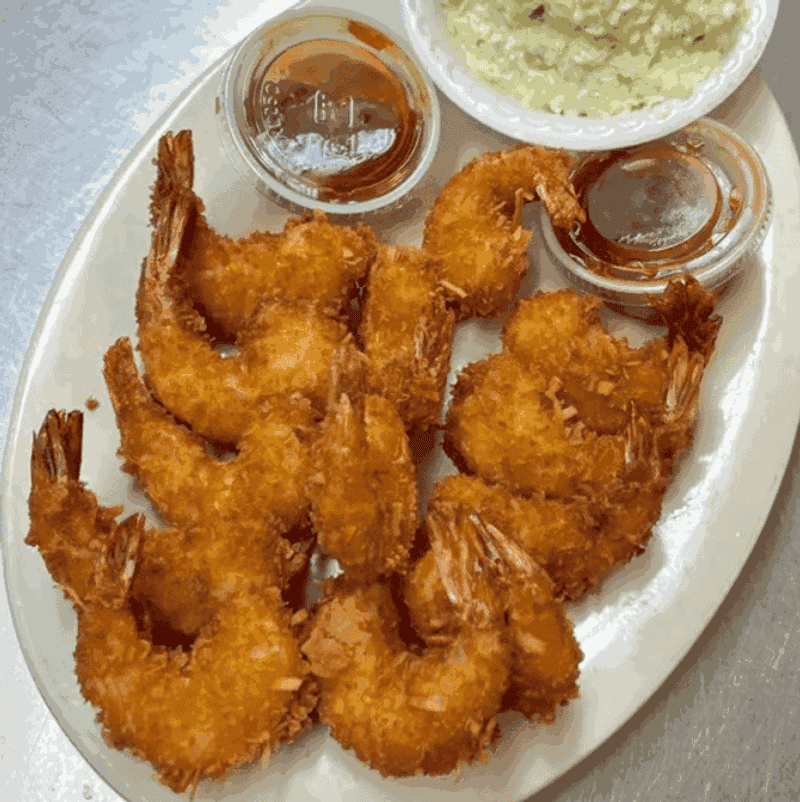Fried Shrimp Keeps The Table Quiet For A Minute