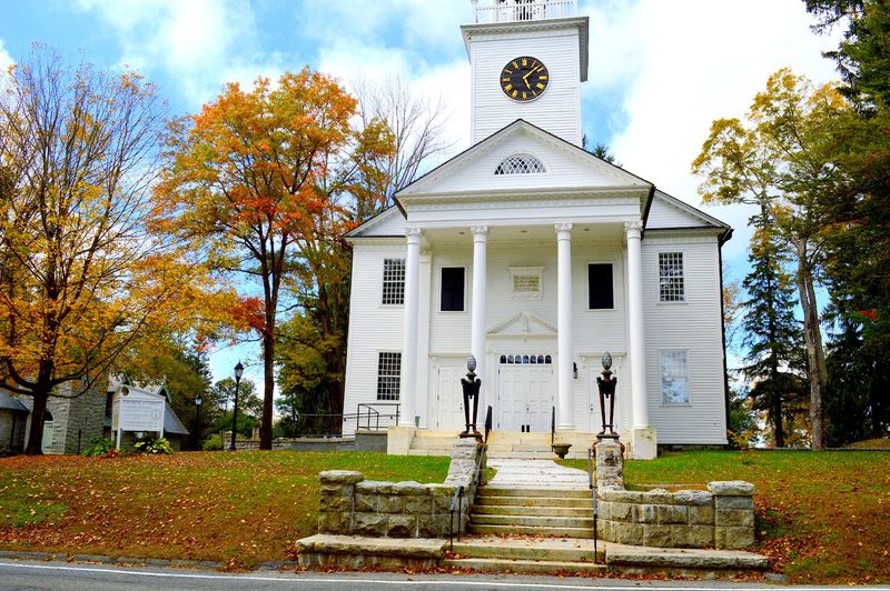 The Historic Village Green Anchors The Center