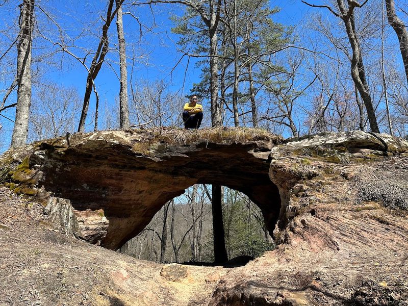 Pine Island Double Falls, Daniel Boone National Forest, Laurel County