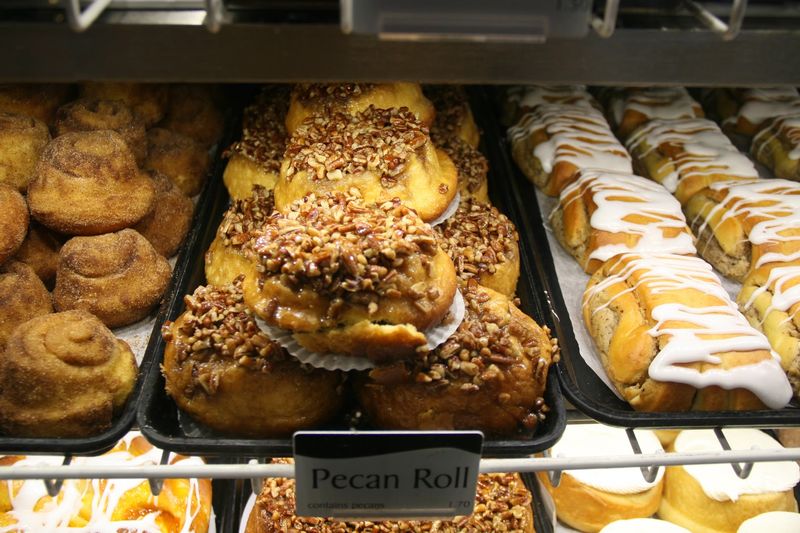 The Freshly Baked Croissants Straight From The Oven