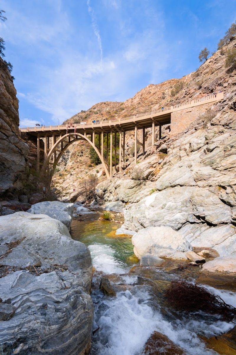 Bridge to Nowhere via East Fork Trail, San Gabriel Mountains, near Azusa