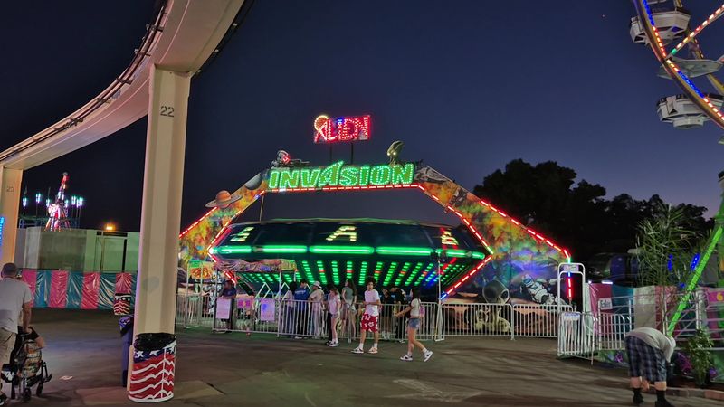 Ride The Midway Before The Evening Crowds Arrive