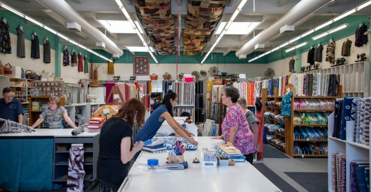 Californias Cozy Fabric Haven Turns Every Shelf Into A Crafters Dream - Decor Hint