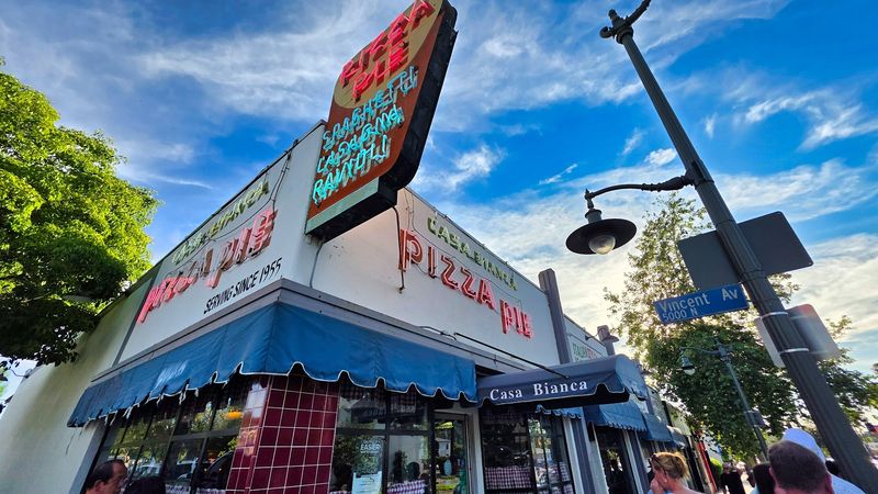This Tiny California Pizza Joint Has Hungry Travelers Lining Up For Its Old-School Pies - Decor Hint The Restaurant Still Occupies Its Original Building