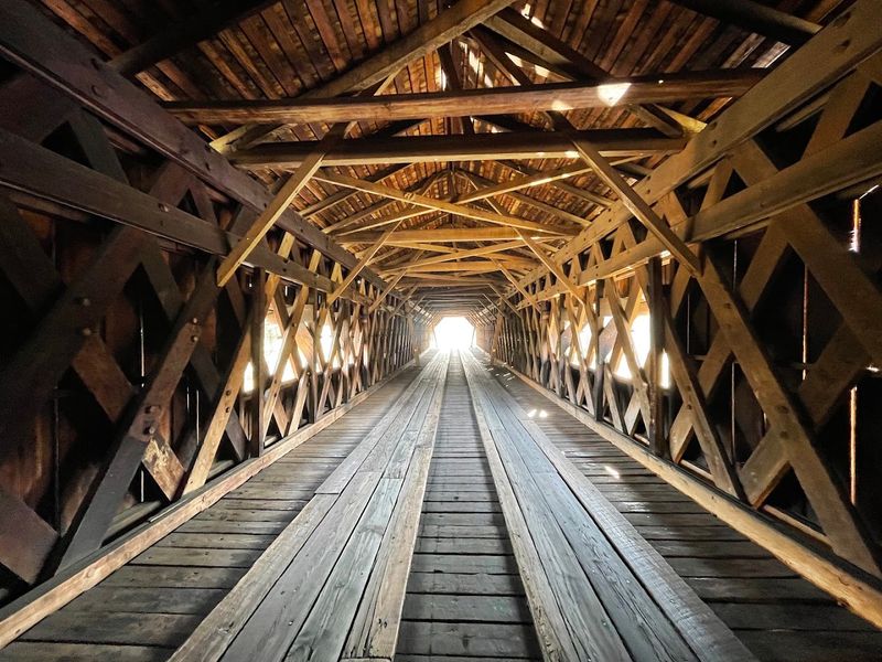 Georgia's Longest Covered Bridge Still Standing Strong