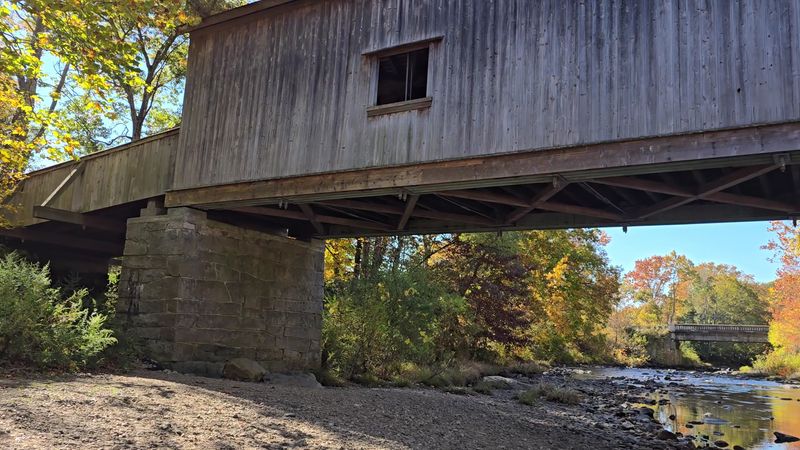 The Mysterious Connecticut Covered Bridge You Might Want To Avoid After Dark - Decor Hint Stone Abutments Reveal Details Many Walkers Miss