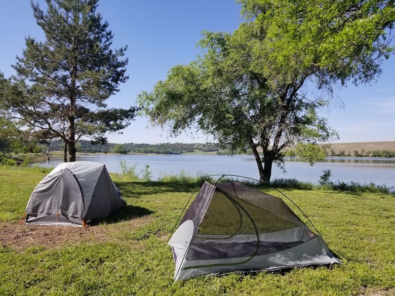 Camping With a Lakeside View