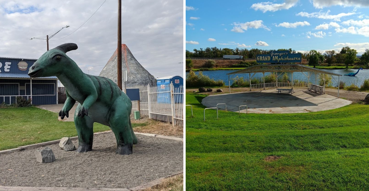 Few People Know About This Dinosaur Playground Hidden In Washington - Decor Hint