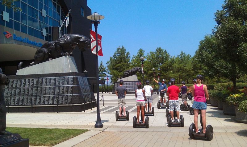 This North Carolina Tour Lets You Glide Through Uptown On Segways And Giant Motorized Stuffed Animals - Decor Hint Pick Between A Classic Segway Or A Giant Motorized Stuffed Animal