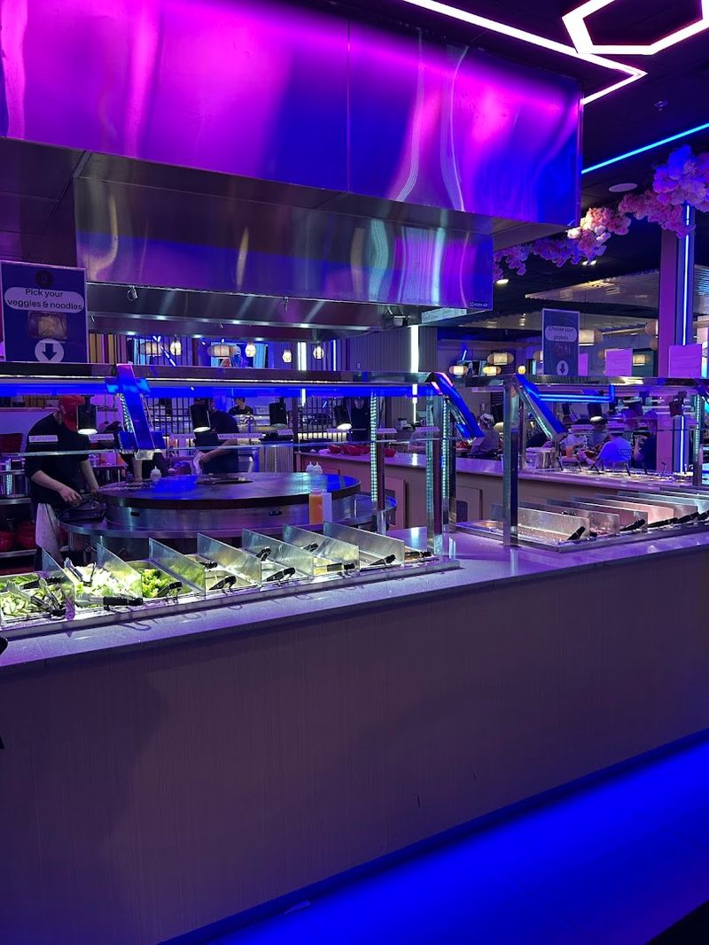 The Buffet Setup Keeps Things Moving