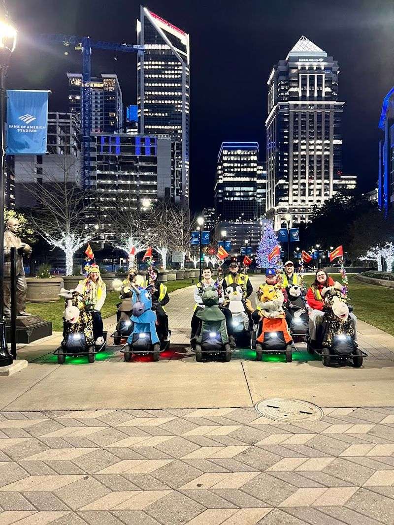 This North Carolina Tour Lets You Glide Through Uptown On Segways And Giant Motorized Stuffed Animals - Decor Hint Roll Past Parks, Public Art, And Landmark Buildings