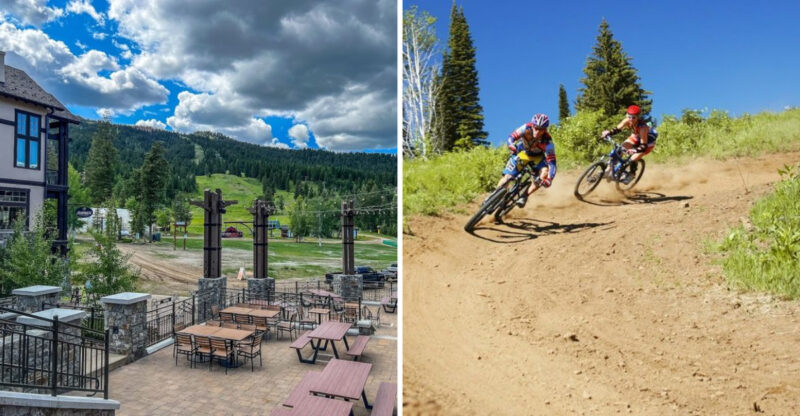 High Above Lake Cascade This Idaho Mountain Village Offers Biking And Rafting