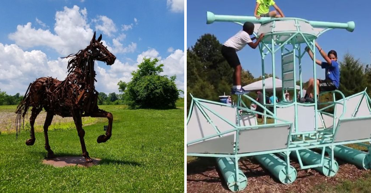Kentuckys Best Kept Secret Is A Small Park Full Of Playful Sculptures - Decor Hint