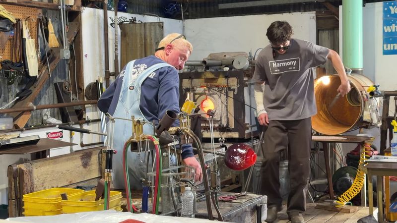 Watch Molten Glass Transform Up Close