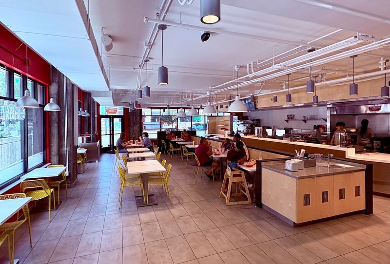 The Downtown Restaurant Has A Bright And Casual Setup