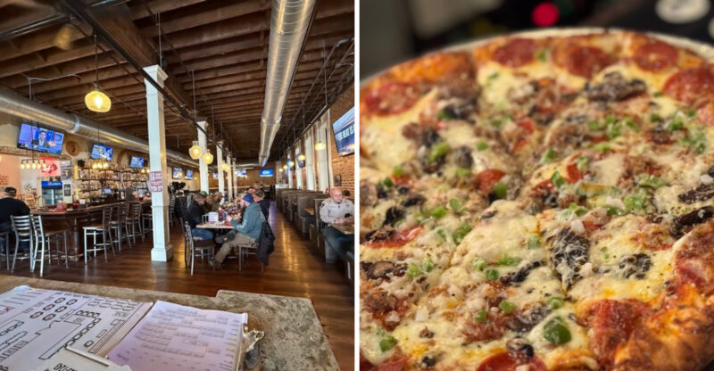 Locals Say This Elizabethtown Pizzeria Serves The Heaviest Pizza In Kentucky, And That’s The Point