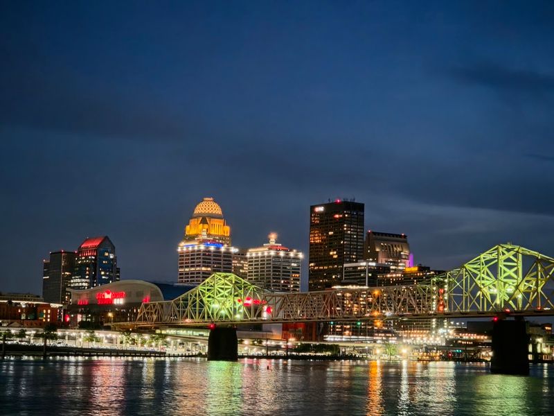 Views Of The Louisville Skyline From The Water