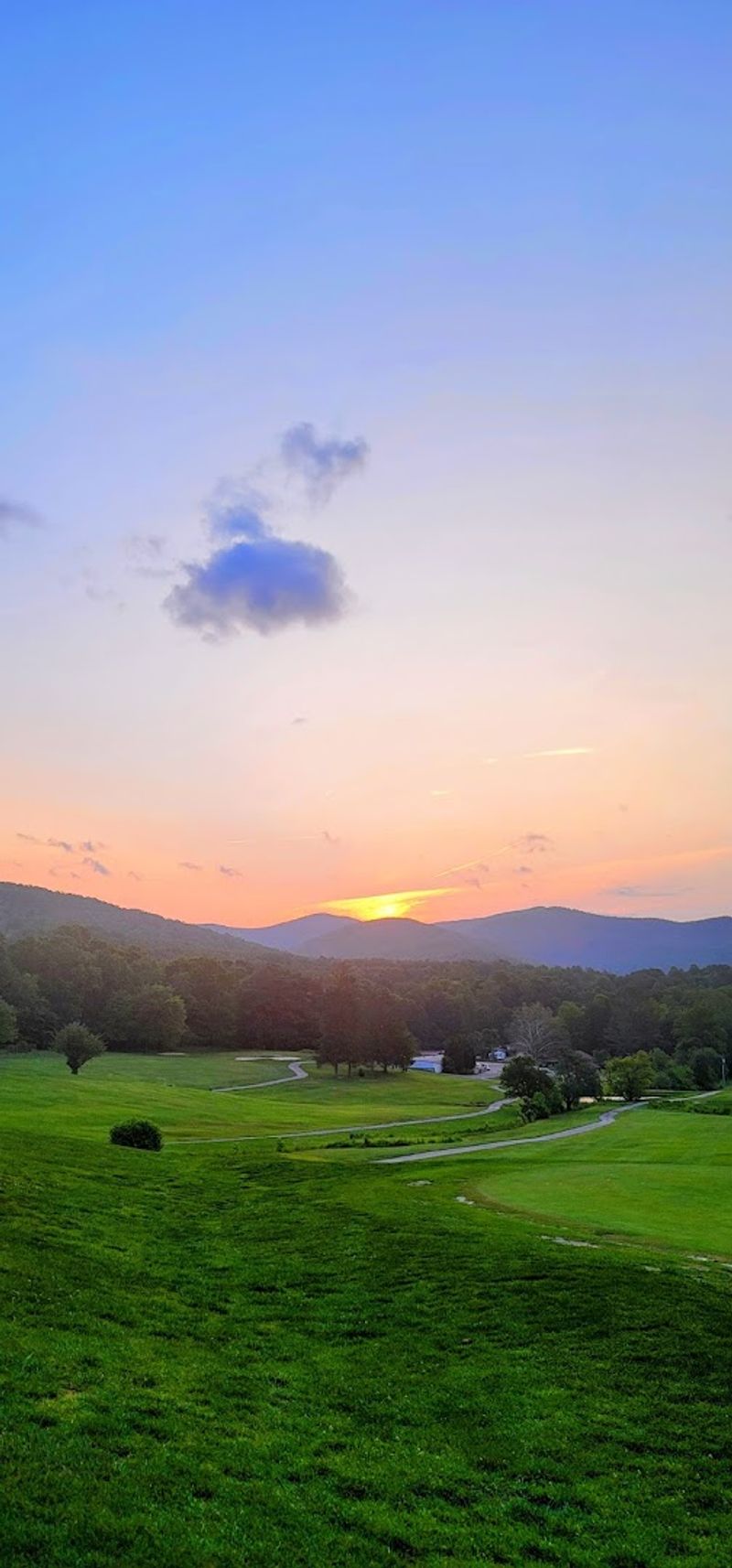 Sunset By The Lake Makes Asheville Feel Optional