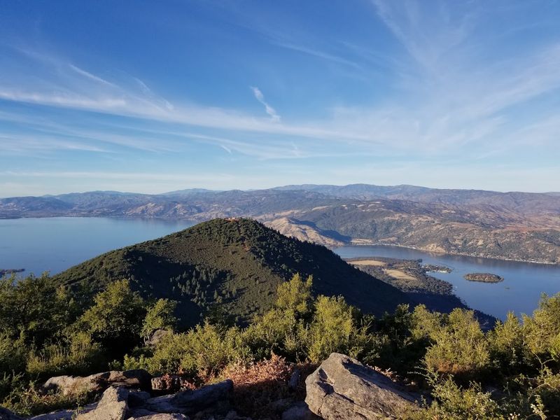 A Dormant Volcano Dominates The View