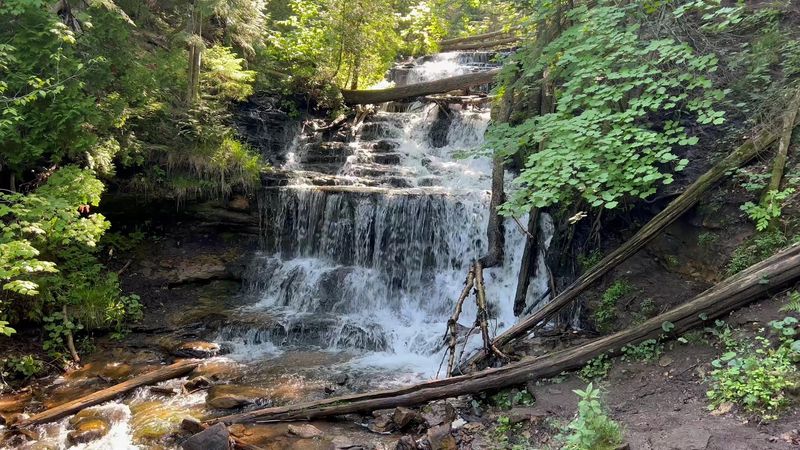 These 13 Waterfalls In Michigan Are So Dreamy And Perfect For A Scenic Adventure - Decor Hint Wagner Falls, Near Munising