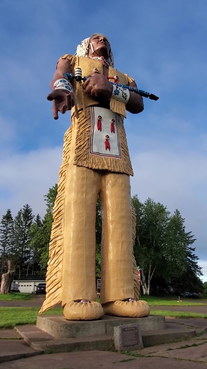 Hiawatha, World's Largest Native American Statue, Ironwood