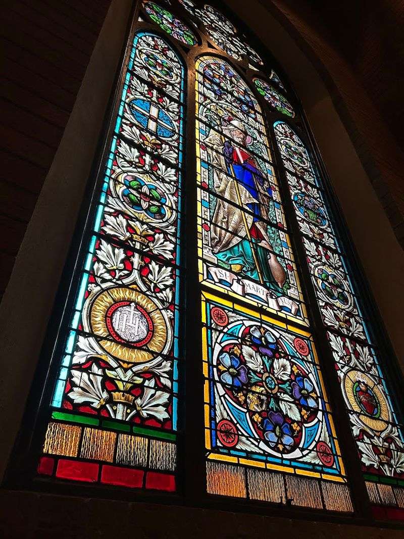Follow The Quiet Toward Stained Glass And Sacred Light
