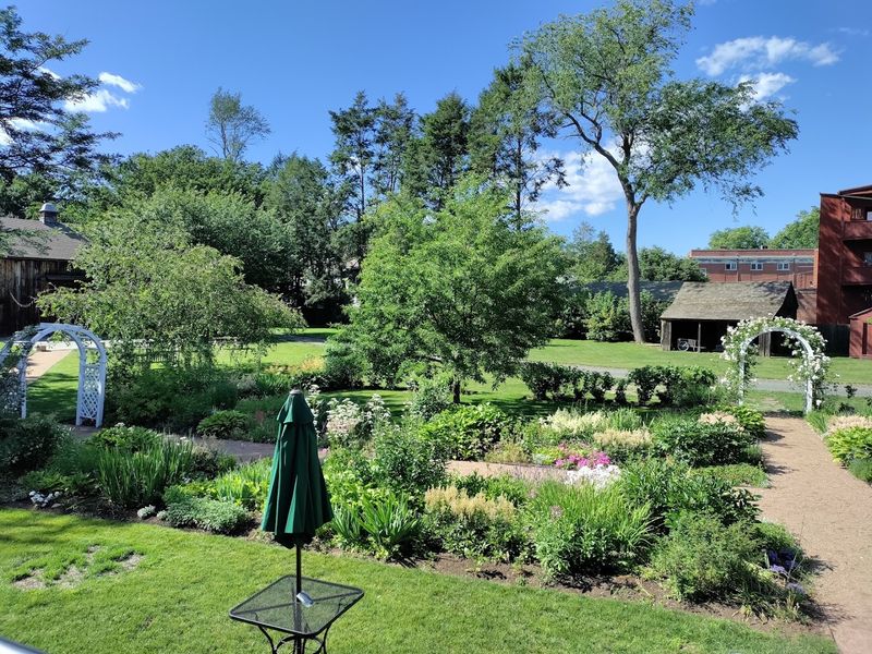 Gardens Behind Historic Doorways