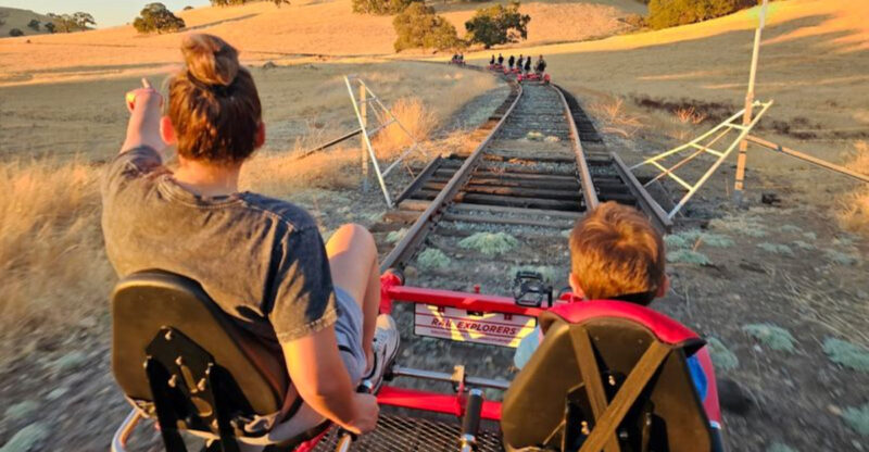 Pedal Through California’s Sierra Foothills On This Scenic Railbike Ride Along A Historic Railroad Line