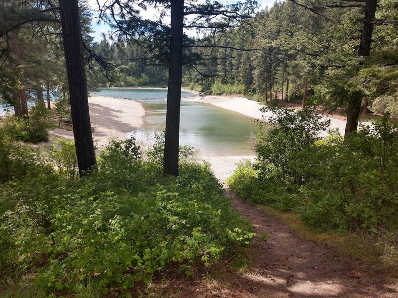 Beaver Bay Beach At Farragut State Park