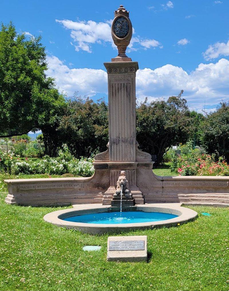There Is A Beautiful Rose Garden In Colorado Most People Don't Know About - Decor Hint The Fountain And Gazebo Charm