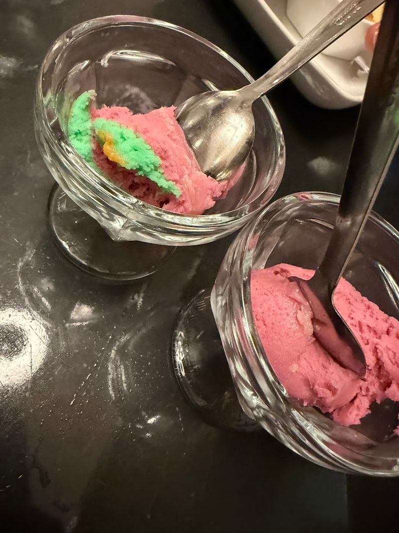 Complimentary Sherbet Is A Surprise