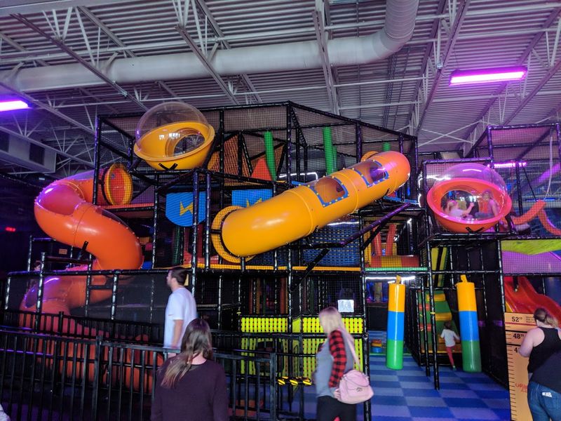 This Massive Nebraska Indoor Adventure Park Turns Playtime Into An All-Ages Thrill - Decor Hint Tubes Playground And The Younger Crowd's Corner Of The Park