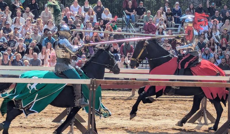 This North Carolina Renaissance Festival Has Towering Castles, Live Jousting And An Entire Fairytale Village - Decor Hint Live Jousting Tournaments Bring The Arena Roaring To Life