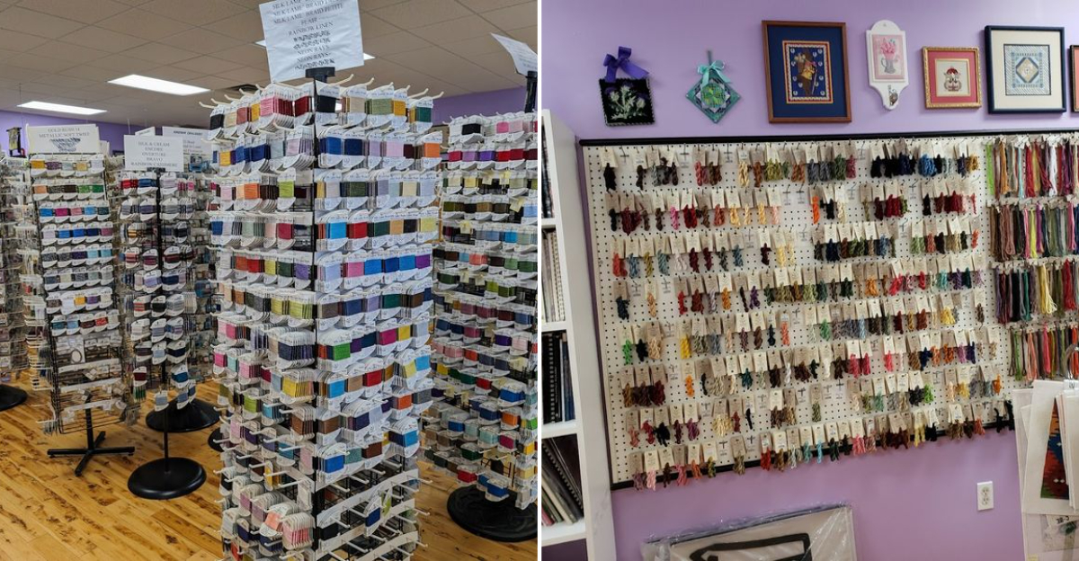 Stitchers Across Connecticut Keep Returning To This Charming Needlework Shop - Decor Hint
